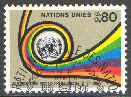 United Nations Geneva Scott 61 Used